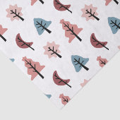 Schattigee Pastel Cookie Kerstboom Patroon Vakanti Tissuepapier (Detail)