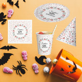 Schattigee Pastel Ghost Theme Gepersonaliseerd tek Servet