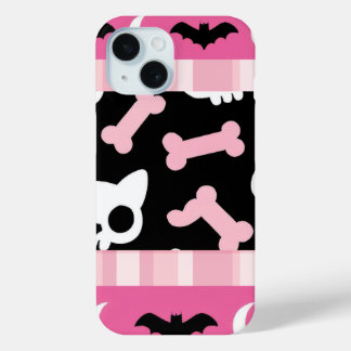 Schattigee pastel Gothic Halloween Cat & Bat