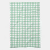 Schattigee Pastel Green Gingham Theedoek (Verticaal)