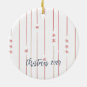 Schattigee pastel grillige oogst fee keramisch ornament (Achterkant)