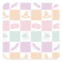 Schattigee Pastel Halloween Graphics & Checkerboar