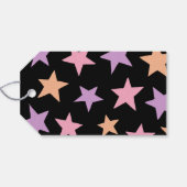 Schattigee pastel halloween Trick or treat witte s Cadeaulabel (Achterkant Horizontaal)