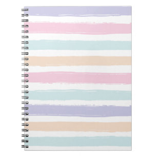Schattigee pastel neon kleuren Waterverf Gradient  Notitieboek