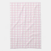 Schattigee Pastel Pink Gingham Theedoek (Verticaal)