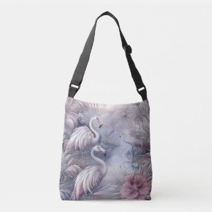 Schattigee pastelsafari wilde grillige dieren flam crossbody tas