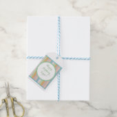 Schattigee Pasteltextuur Gift Label Cadeaulabel (Met Touw)