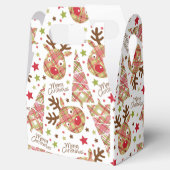 Schattigee Patchwork Vrolijk kerstfeest Bedankdoosjes (Geopend)