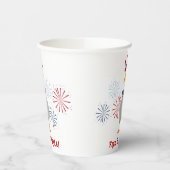 Schattigee patriottische eend papieren bekers (Links)