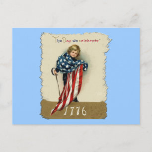 Schattigee patriottische producten briefkaart