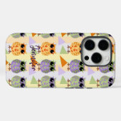 Schattigee Patroon Uilen Hoesje-Mate iPhone 16 hoe Case-Mate iPhone Case (Achterkant (horizontaal))