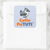 Schattigee PaTUTI Vierkante Sticker (Tas)