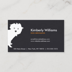 Schattigee Peeking Pup Dog Walker, Groomer, Traine Visitekaartje