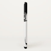 Schattigee Peeking Pup op zwart Case-Mate iPhone Case (Achterkant / rechts)