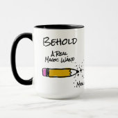Schattigee Pencil Magic Wand Sparkle Custom Name T Mok (Links)
