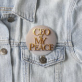 Schattigee Penguin Button Label voor Rugzakken & J (In situ)