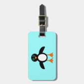 Schattigee Penguin Custom Bagagelabel (Voorkant verticaal)
