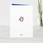 Schattigee Penguin Funny 2021 Wiskunde Probleem Feestdagen Kaart (Achterkant)