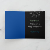 Schattigee Penguin Funny 2021 Wiskunde Probleem Feestdagen Kaart (Binnen)