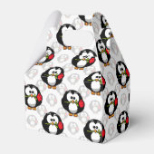 Schattigee Penguin Surface Pattern Design Print Bedankdoosjes (Achterkant)