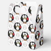 Schattigee Penguin Surface Pattern Design Print Bedankdoosjes (Geopend)