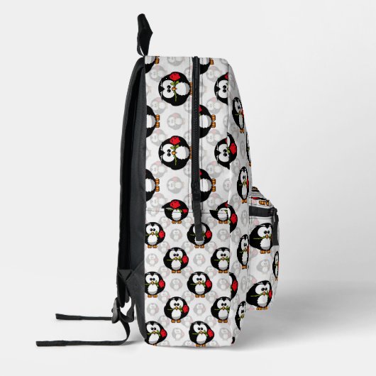 Schattigee Penguin Surface Pattern Design Print Bedrukte Rugzak (Links)