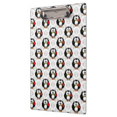 Schattigee Penguin Surface Pattern Design Print Klembord (Links)