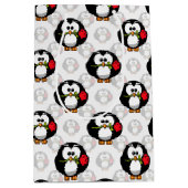 Schattigee Penguin Surface Pattern Design Print Medium Cadeauzakje (Voorkant)