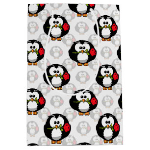 Schattigee Penguin Surface Pattern Design Print Medium Cadeauzakje