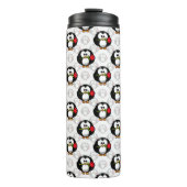 Schattigee Penguin Surface Pattern Design Print Thermosbeker (Voorkant)