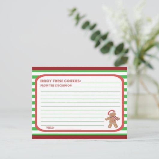 Schattigee peperkoek koekjes recept Kaart (Staand voorkant)