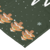 Schattigee peperkoekkoekjes vieren kerst tafelkleed (Gekanteld)