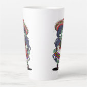 Schattigee Peruaanse zombie Latte Mok (Voorkant)