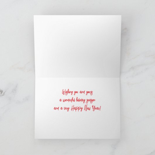 Schattigee Perzische Kat Kerst Kaart Groet Schots (Binnen)