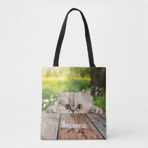 Schattigee Perzische Peeking Cat Draagtas