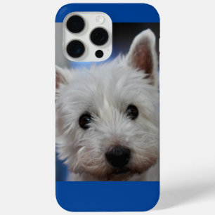 Schattigee Pestie Westie Witte Terriër Hondengezic iPhone 15 Pro Max Hoesje