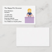 Schattigee Pet Grooming Visitekaartjes Design (Voorkant / Achterkant)