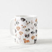Schattigee Pets Pattern Mok - Schattig Dier (Voorkant links)