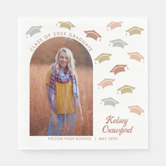 Schattigee Petten Graduation Party Servet (Voorkant)