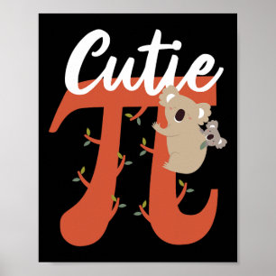 Schattigee pi dag wiskunde schattige taart door poster