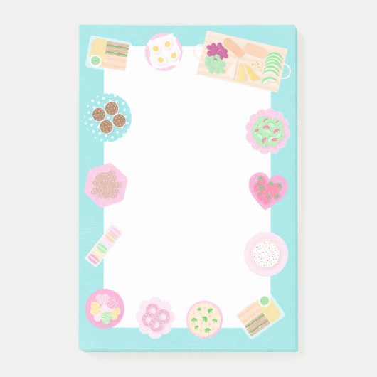 Schattigee picknick post-it® notes (Voorkant)