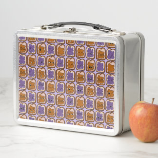 Schattigee Pindakaas & Jelly Metal Lunch Box