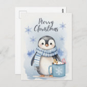 Schattigee pinguïn 3 briefkaart (Voorkant / Achterkant)