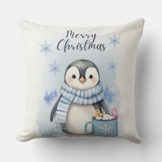 Schattigee pinguïn 3 kussen (Voorkant)