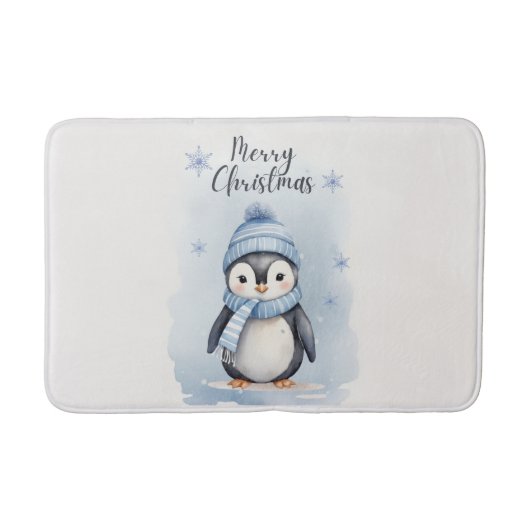 Schattigee pinguïn badmat (Voorkant)