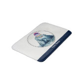 Schattigee pinguïn die op een ijsberg staat badmat (Gekanteld)