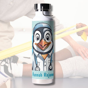 Schattigee Pinguïn Gifts voor Fysiotherapeuten Art Waterfles