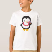 Schattigee Pinguïn, Kleine Pinguïn, Feestfluitje T-shirt (Voorkant)