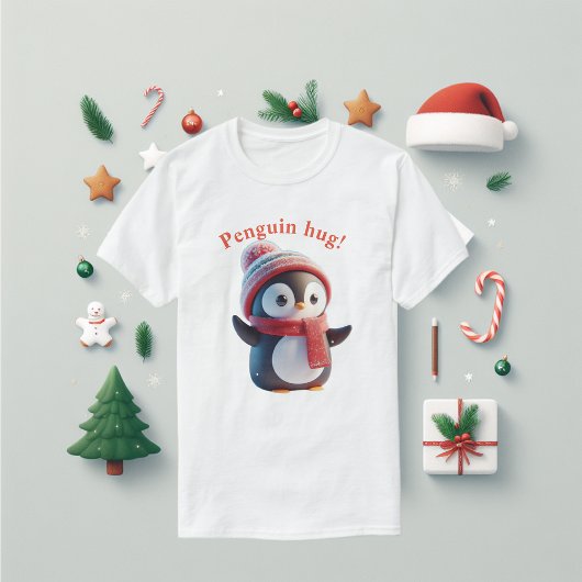 Schattigee pinguïn knuffels t-shirt