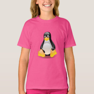 Schattigee pinguïn Linux Logo Pinguïn T-shirt